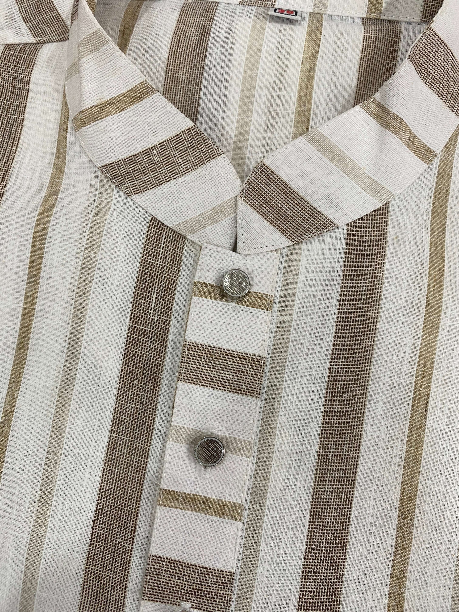 Classic Striped Cotton Panjabi@Auxerra
