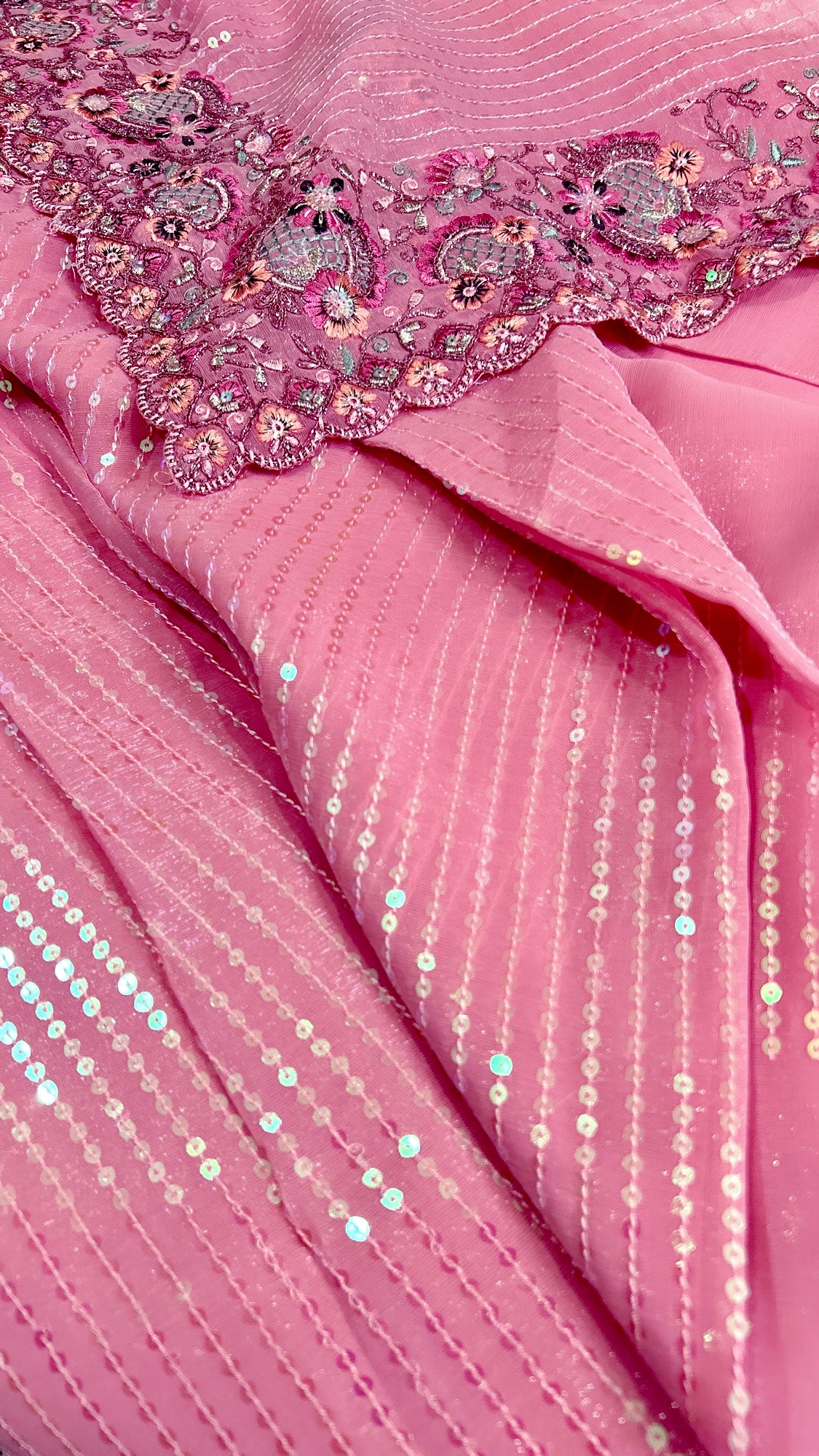 Pink Silk Saree